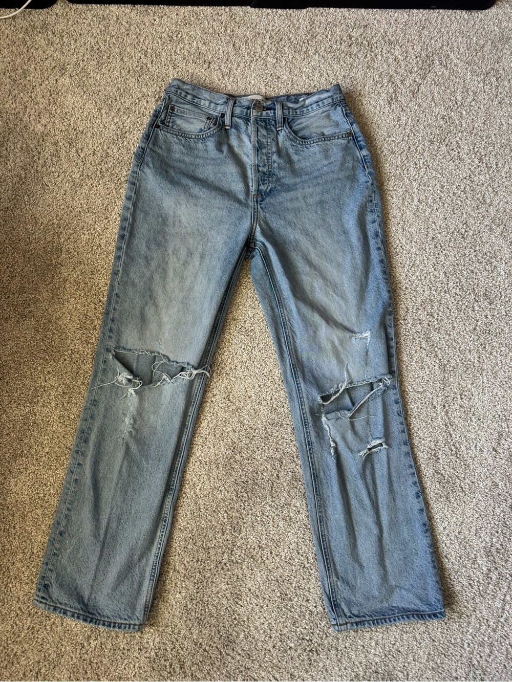 Denim Forum The Joni High Rise Loose 29L - Light Blue